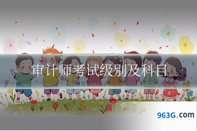 审计师考试级别及科目