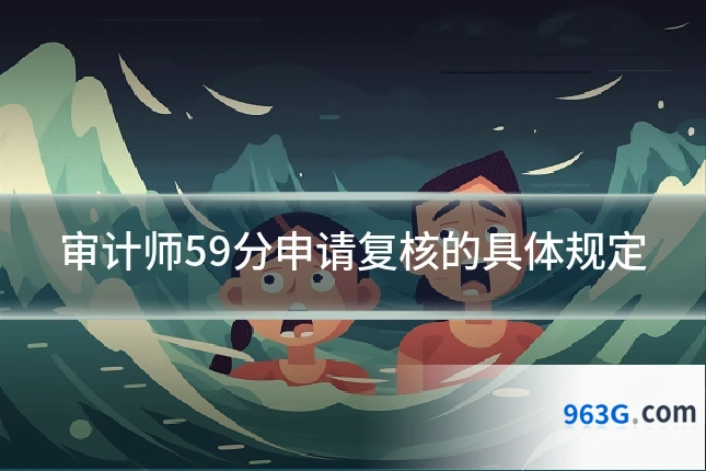 审计师59分申请复核的具体规定