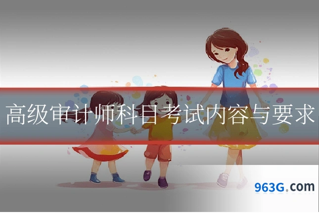 高级审计师科目考试内容与要求