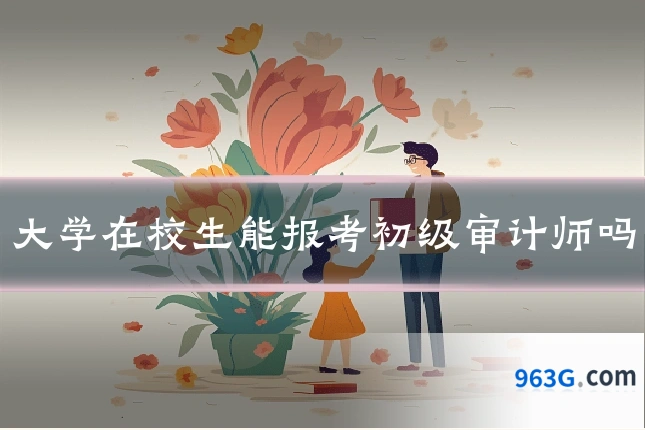 大学在校生能报考初级审计师吗