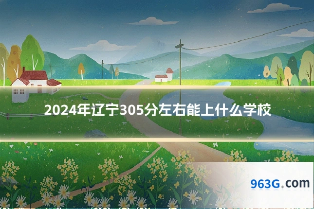 2024年辽宁305分左右能上什么学校
