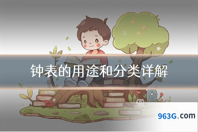 钟表的用途和分类详解
