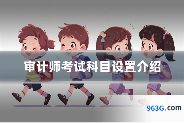 审计师考试科目设置介绍