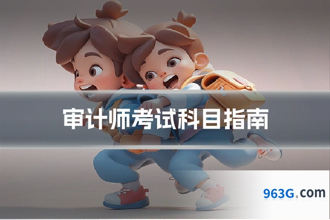 审计师考试科目指南