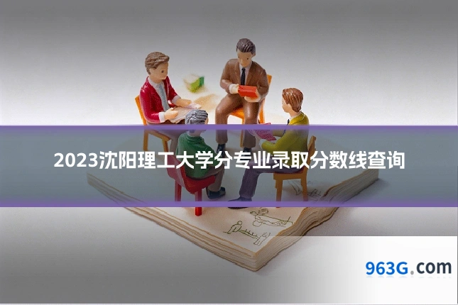 2023沈阳理工大学分专业录取分数线查询