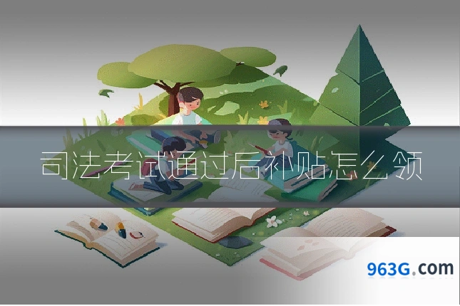 司法考试通过后补贴怎么领