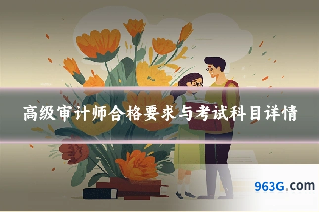 高级审计师合格要求与考试科目详情