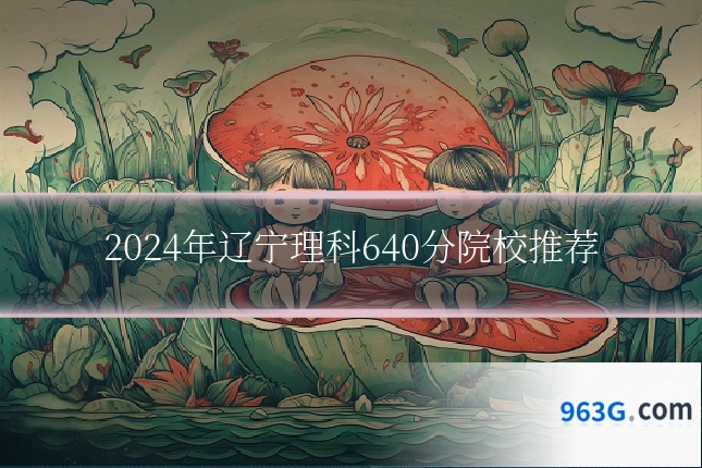 2024年辽宁理科640分院校推荐