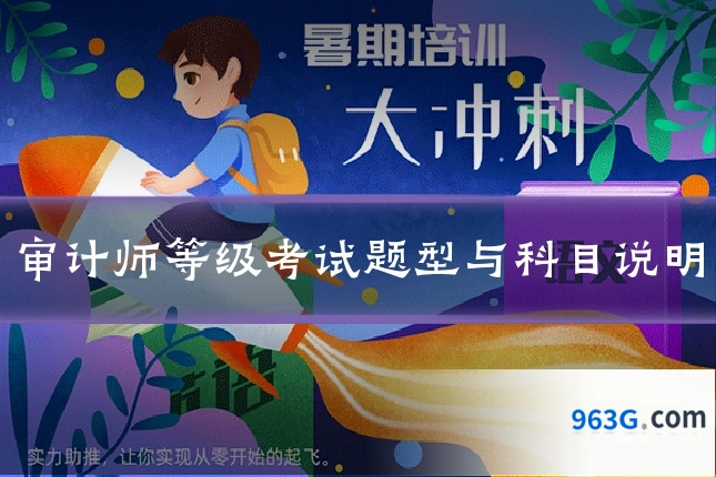 审计师等级考试题型与科目说明