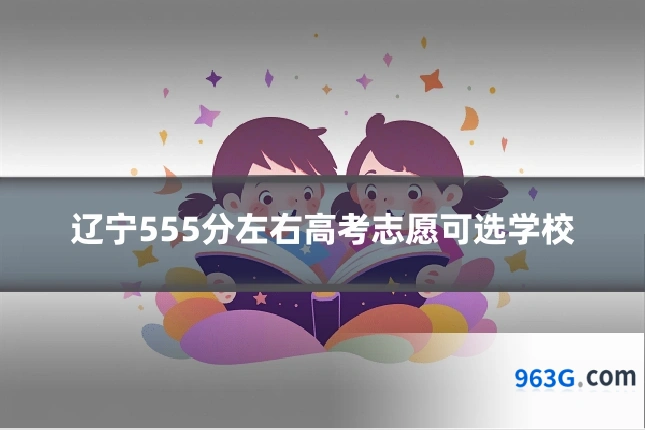 辽宁555分左右高考志愿可选学校