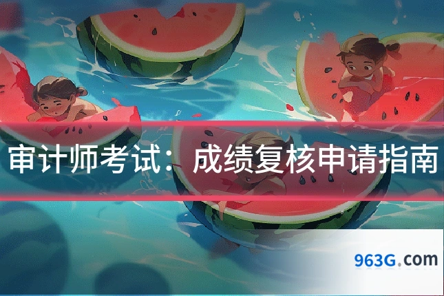 审计师考试：成绩复核申请指南