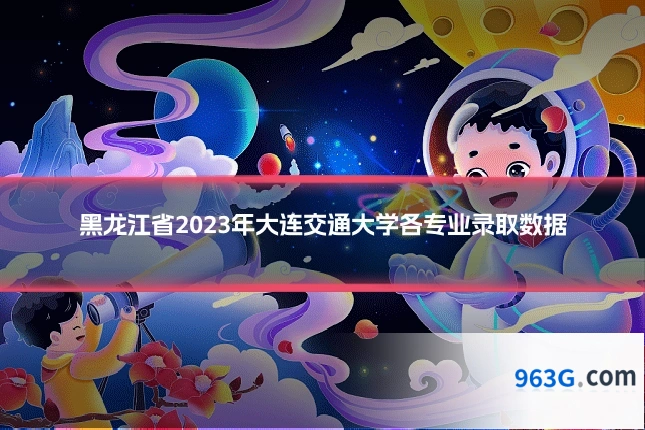 黑龙江省2023年大连交通大学各专业录取数据