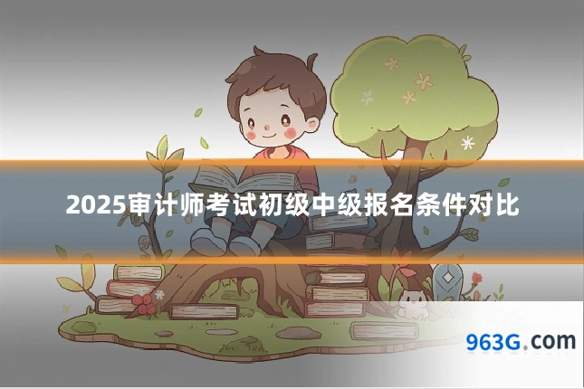 2025审计师考试初级中级报名条件对比