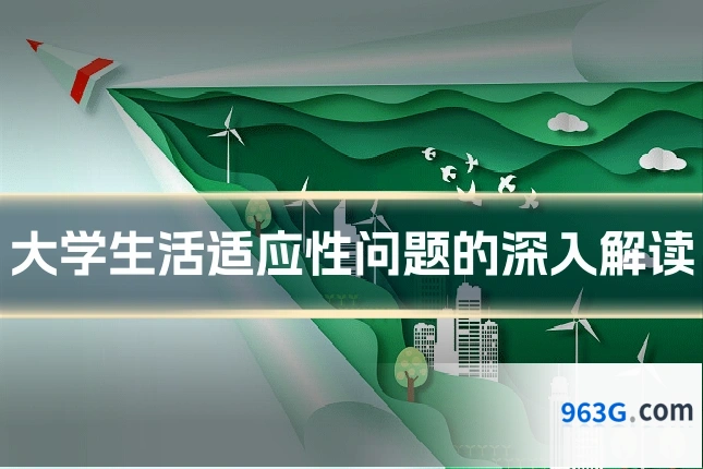 大学生活适应性问题的深入解读