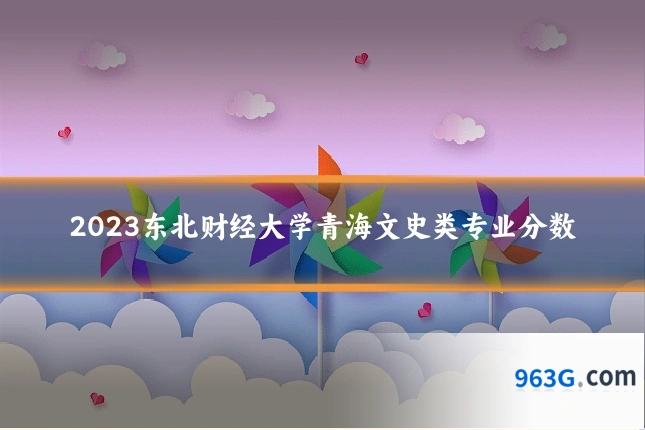 2023东北财经大学青海文史类专业分数