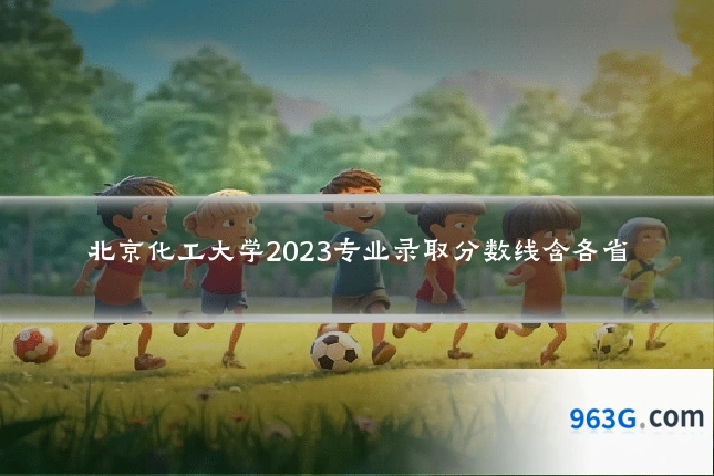 北京化工大学2023专业录取分数线含各省