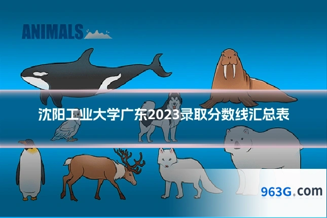 沈阳工业大学广东2023录取分数线汇总表