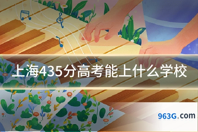 上海435分高考能上什么学校