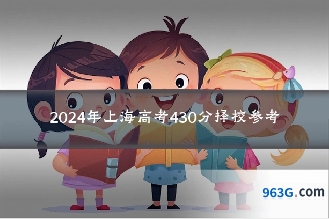 2024年上海高考430分择校参考