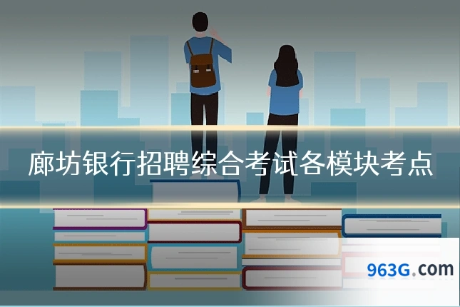 廊坊银行招聘综合考试各模块考点