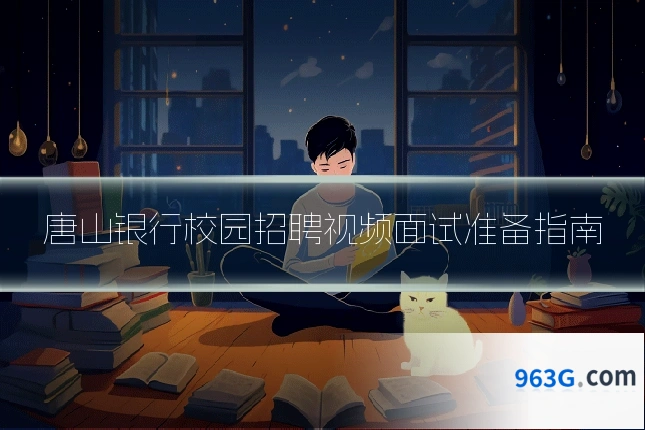 唐山银行校园招聘视频面试准备指南