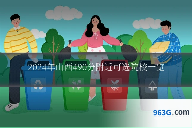 2024年山西490分附近可选院校一览