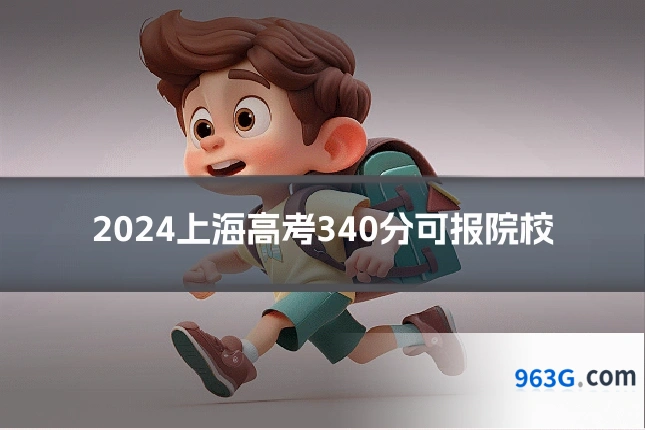 2024上海高考340分可报院校