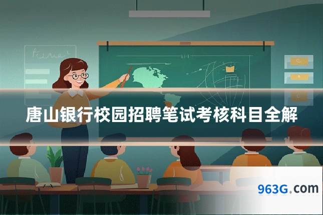 唐山银行校园招聘笔试考核科目全解