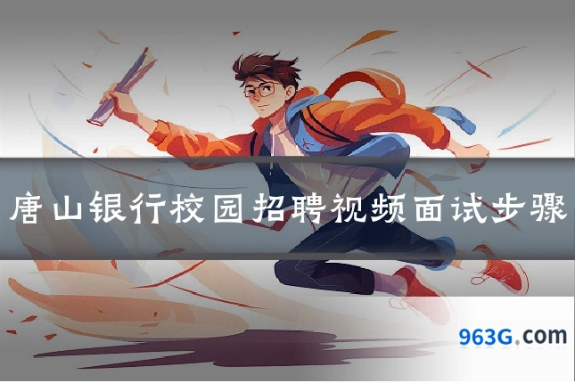 唐山银行校园招聘视频面试步骤