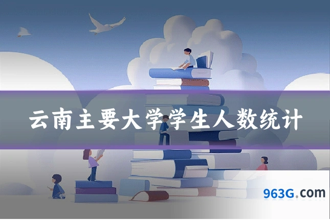 云南主要大学学生人数统计