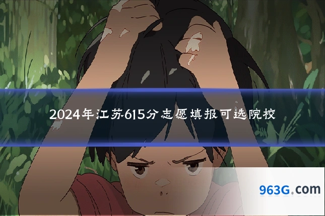 2024年江苏615分志愿填报可选院校