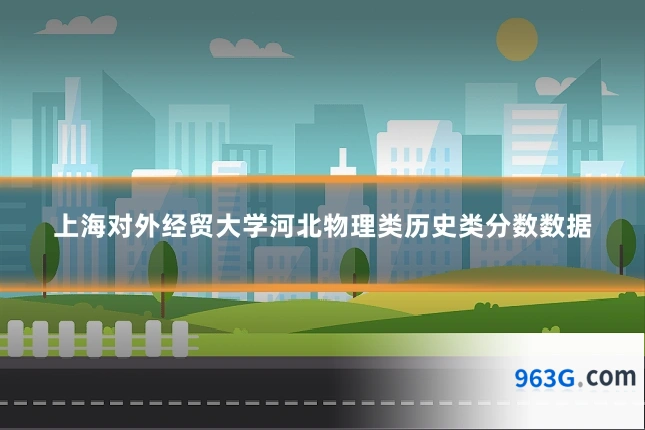 上海对外经贸大学河北物理类历史类分数数据