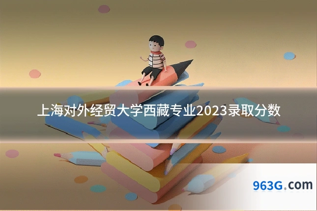 上海对外经贸大学西藏专业2023录取分数