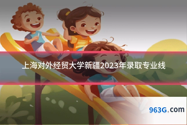 上海对外经贸大学新疆2023年录取专业线