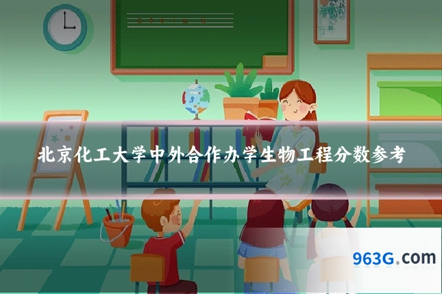 北京化工大学中外合作办学生物工程分数参考