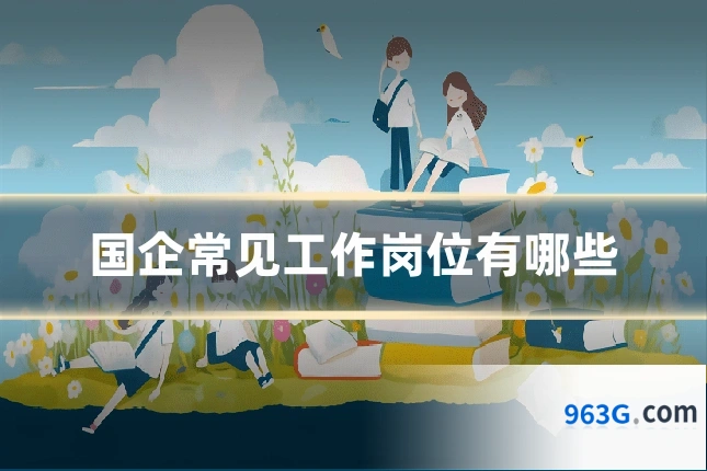 国企常见工作岗位有哪些