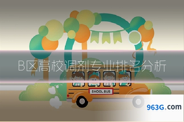 B区高校调剂专业排名分析