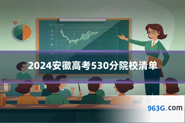 2024安徽高考530分院校清单