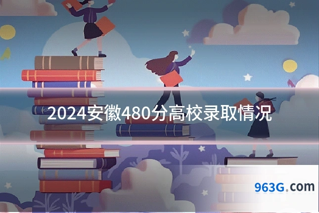 2024安徽480分高校录取情况