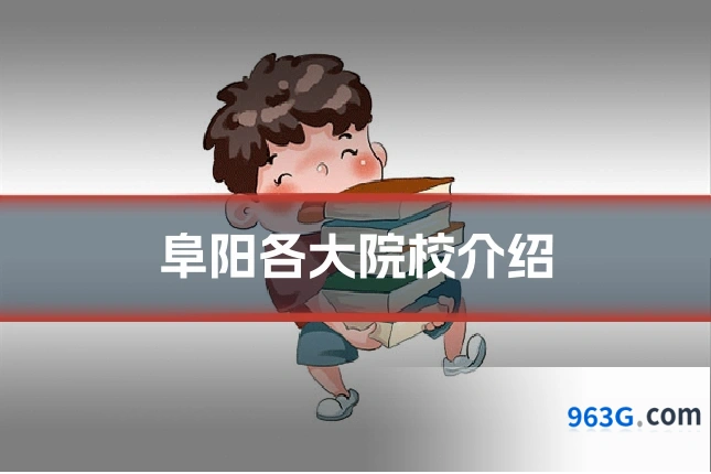 阜阳各大院校介绍