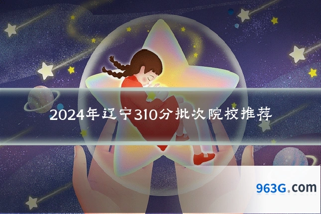2024年辽宁310分批次院校推荐
