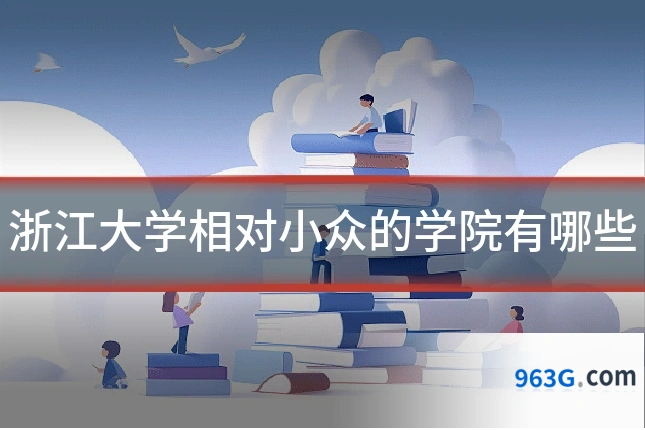 浙江大学相对小众的学院有哪些