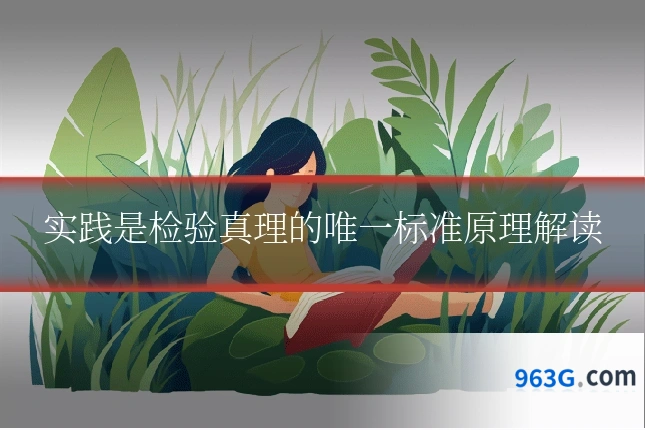 实践是检验真理的唯一标准原理解读