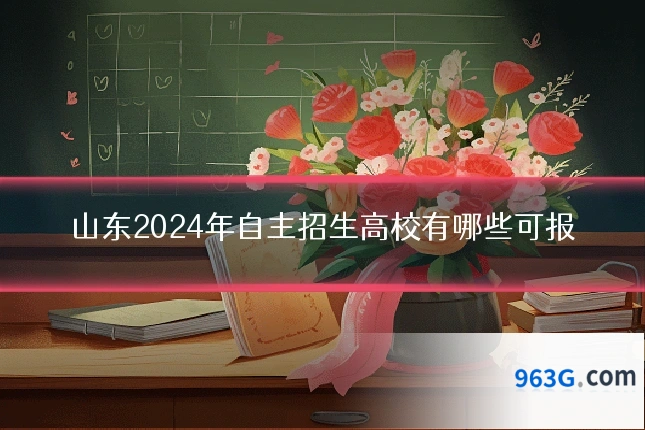 山东2024年自主招生高校有哪些可报