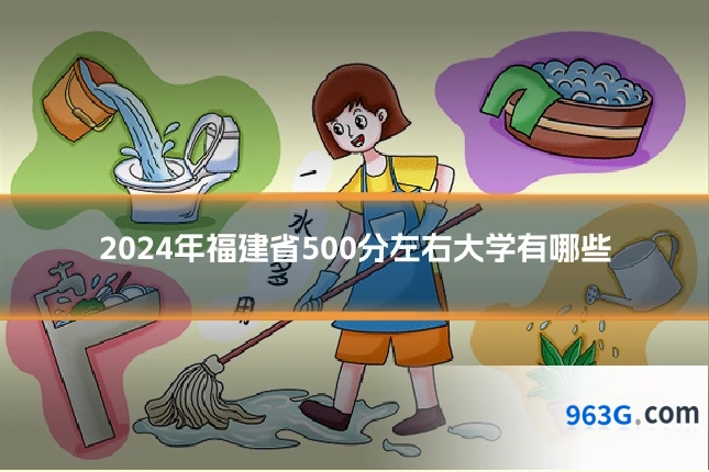 2024年福建省500分左右大学有哪些