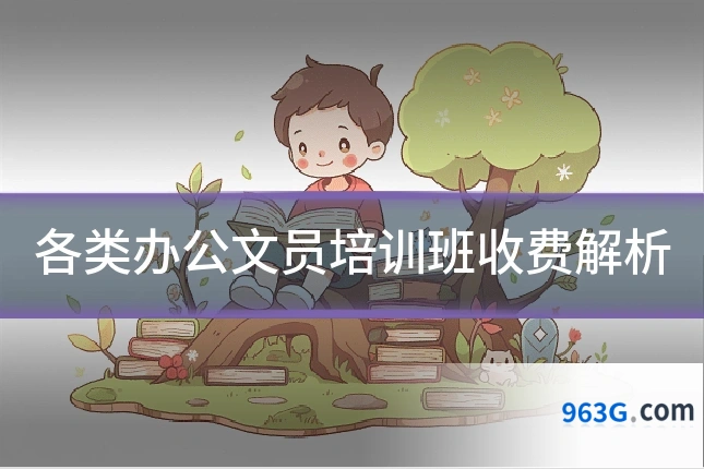 各类办公文员培训班收费解析