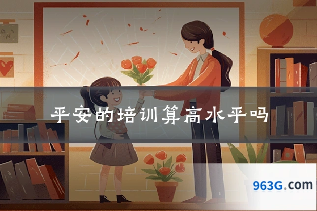 平安的培训算高水平吗
