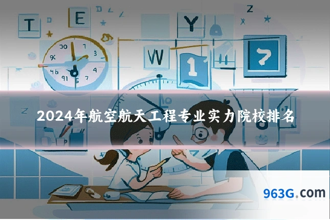 2024年航空航天工程专业实力院校排名