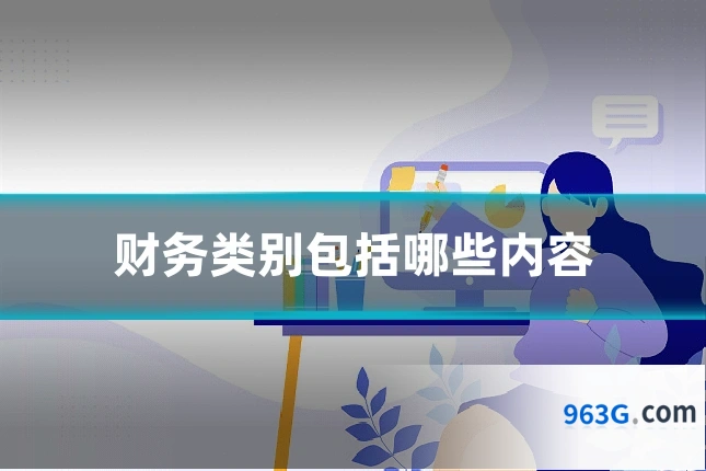 财务类别包括哪些内容