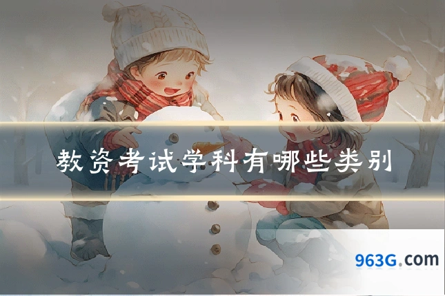 教资考试学科有哪些类别